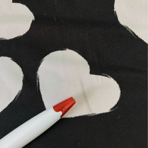 Soma Intimates Chemise Black with White Hearts Lace Mesh Details (Size L) - Picture 16 of 16